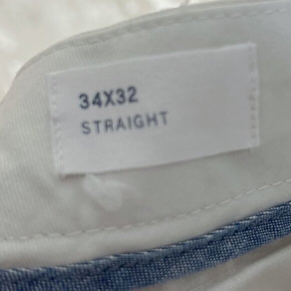 GAP Men's Straight Leg Cream Colored Khaki Pants Slacks Size 34 x 32 - Picture 5 of 7